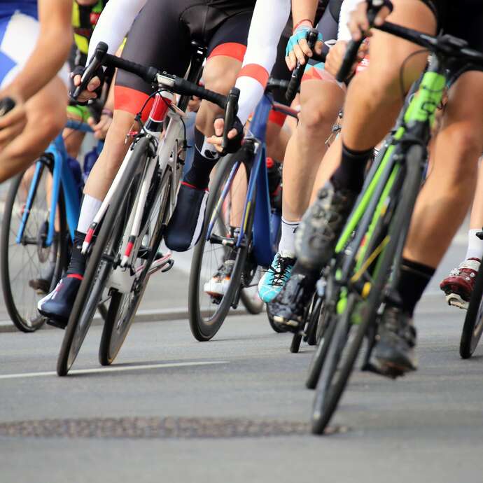 Arrivée 4ème étape Tour Cycliste Auvergne Rhône-Alpes