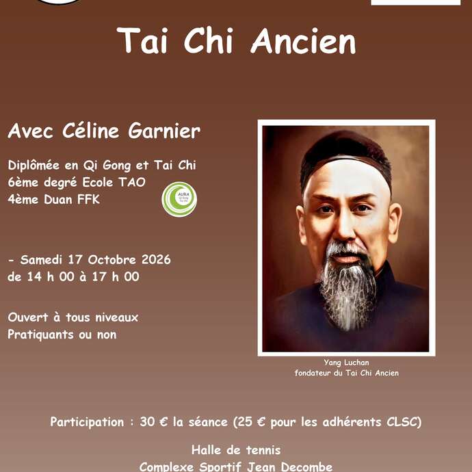 Stage de TAI CHI ancien de style Yang