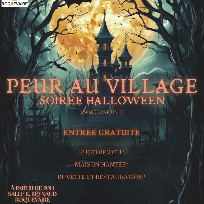 Soirée Halloween « Peur au village »