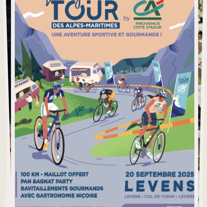 la Cyclo du Tour des Alpes-Maritimes