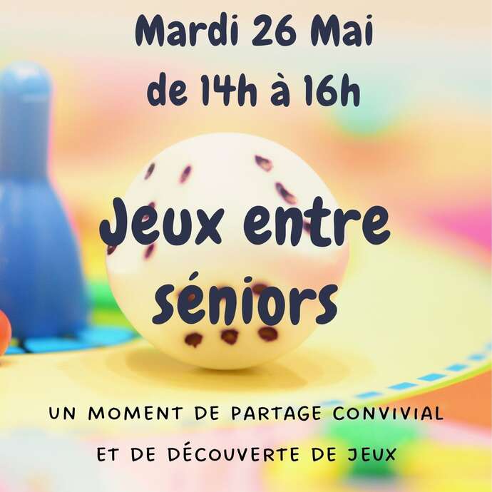 Après-midi jeux entre séniors