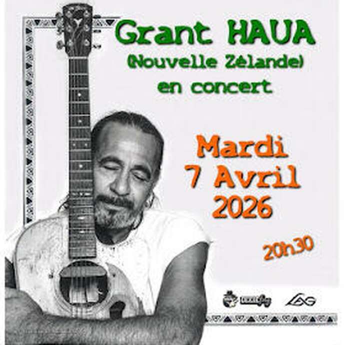 Concert "Grant Haua (Nouvelle-Zélande) " - Hall Blues Club