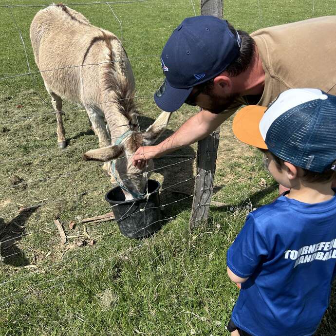 Visite pédagogique à la ferme Denola