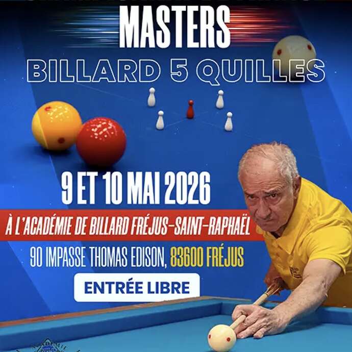 Championnat de France Masters Billard 5 Quilles