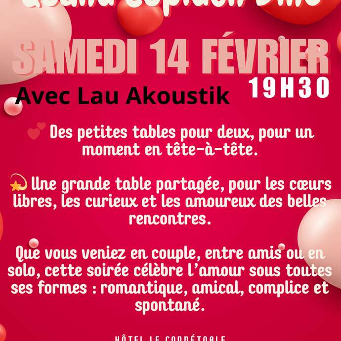 Concert Lau Akoustik pour la Saint Valentin