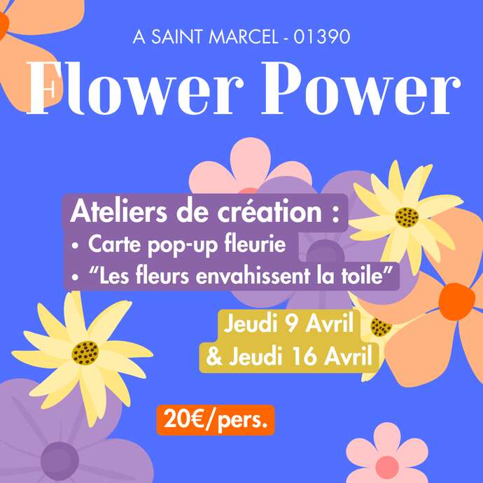 Atelier création - Flower Power
