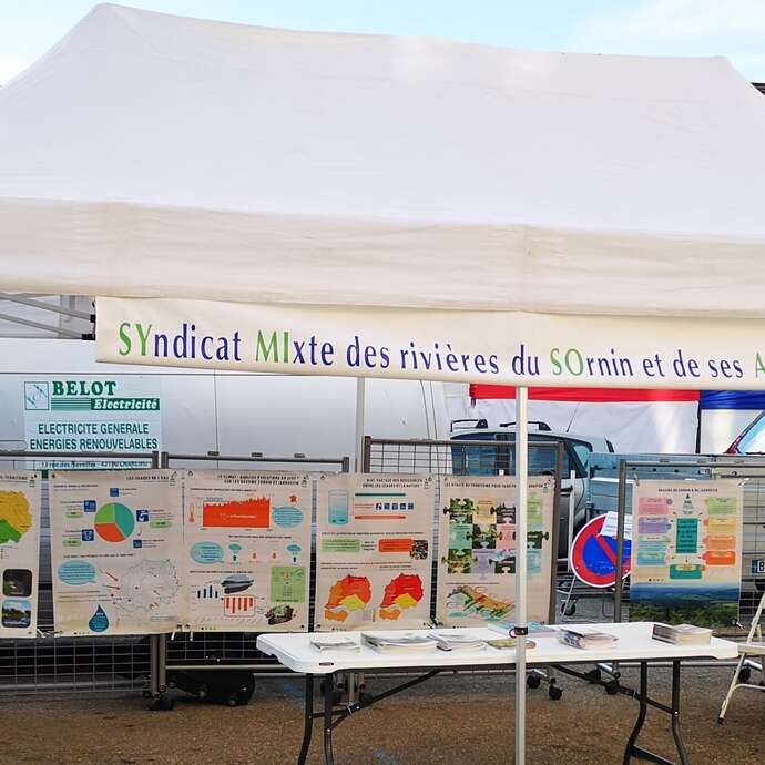 Exposition Eau’Défi : Eau et changements climatiques sur les bassins du Sornin et du Jarnossin