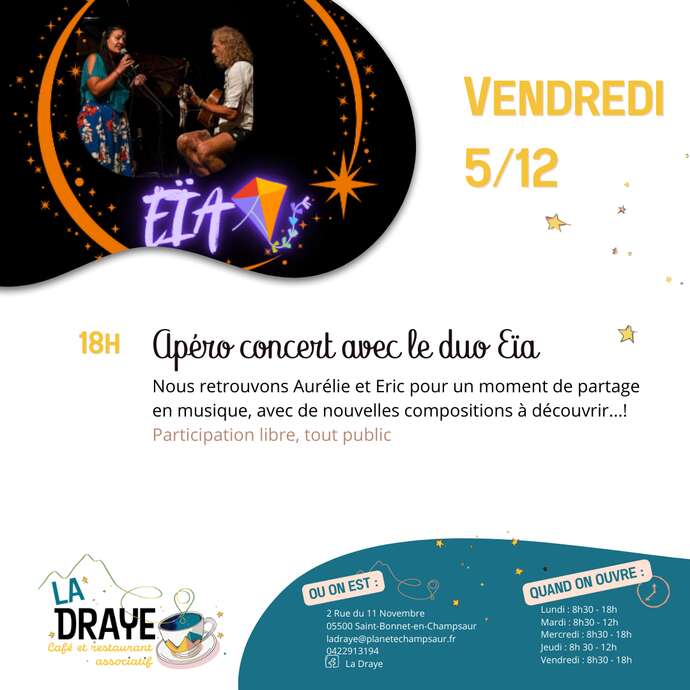 Apéro Concert - Eïa